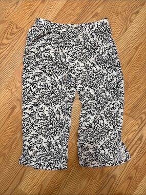 D & co beach Black and White Patterned Pants